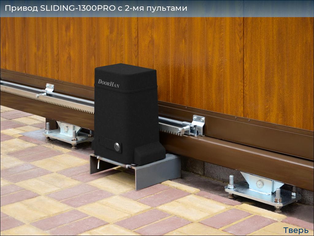 Привод SLIDING-1300PRO c 2-мя пультами, tver.doorhan.ru