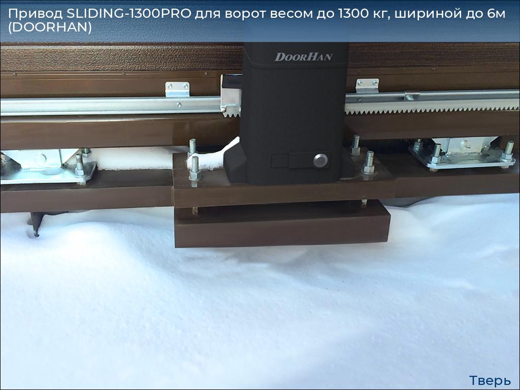 Привод SLIDING-1300PRO для ворот весом до 1300 кг, шириной до 6м (DOORHAN), tver.doorhan.ru