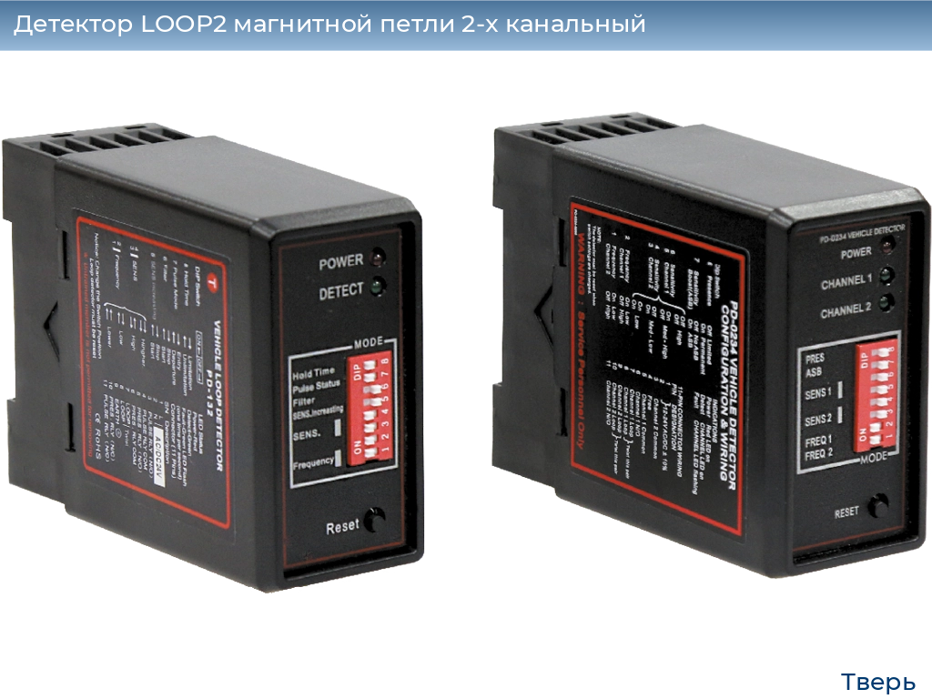 Детектор LOOP2 магнитной петли 2-x канальный, tver.doorhan.ru